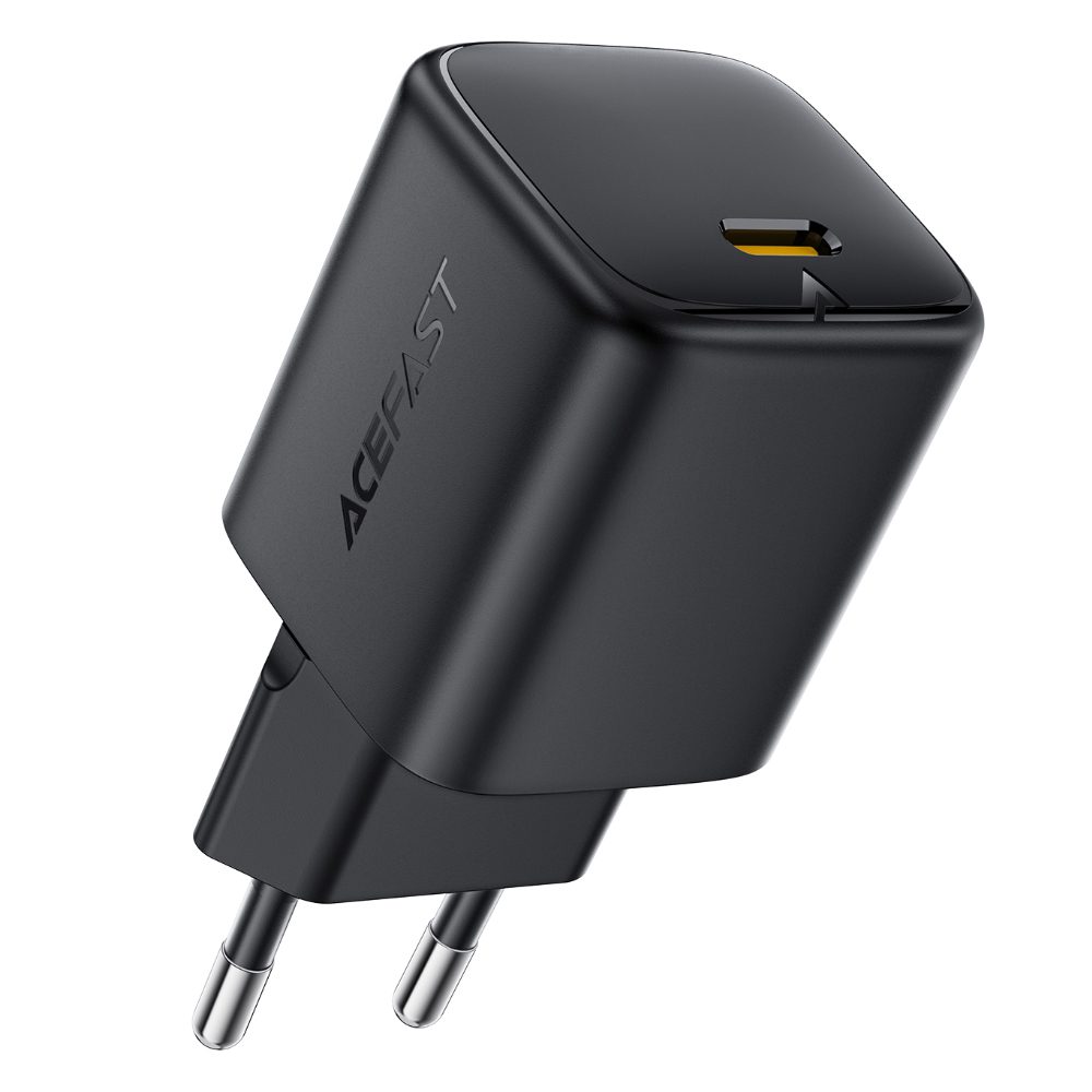 Φορτιστής Ταξιδίου Acefast A134 Mini Fast Charging 1xUSB-C PD67W QC3.0 GaN Μαύρος | Φορτιστές - shopin.gr