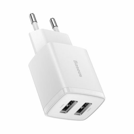 BASEUS COMPACT CHARGER 2U