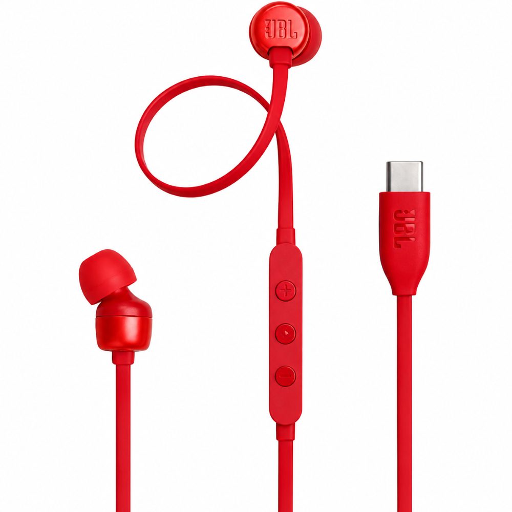 Hands Free JBL 310C In-ear USB-C JBLT310CRED Κόκκινα | Hands Free - shopin.gr