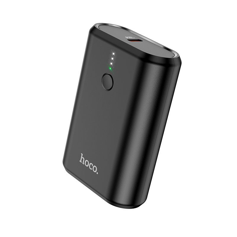 Power Bank Hoco Q3 Mayflower 10000mAh PD20W+QC3.0 Mini Size Έξοδος USB-C και Έξοδος USB-A Μαύρο | Power Bank - shopin.gr