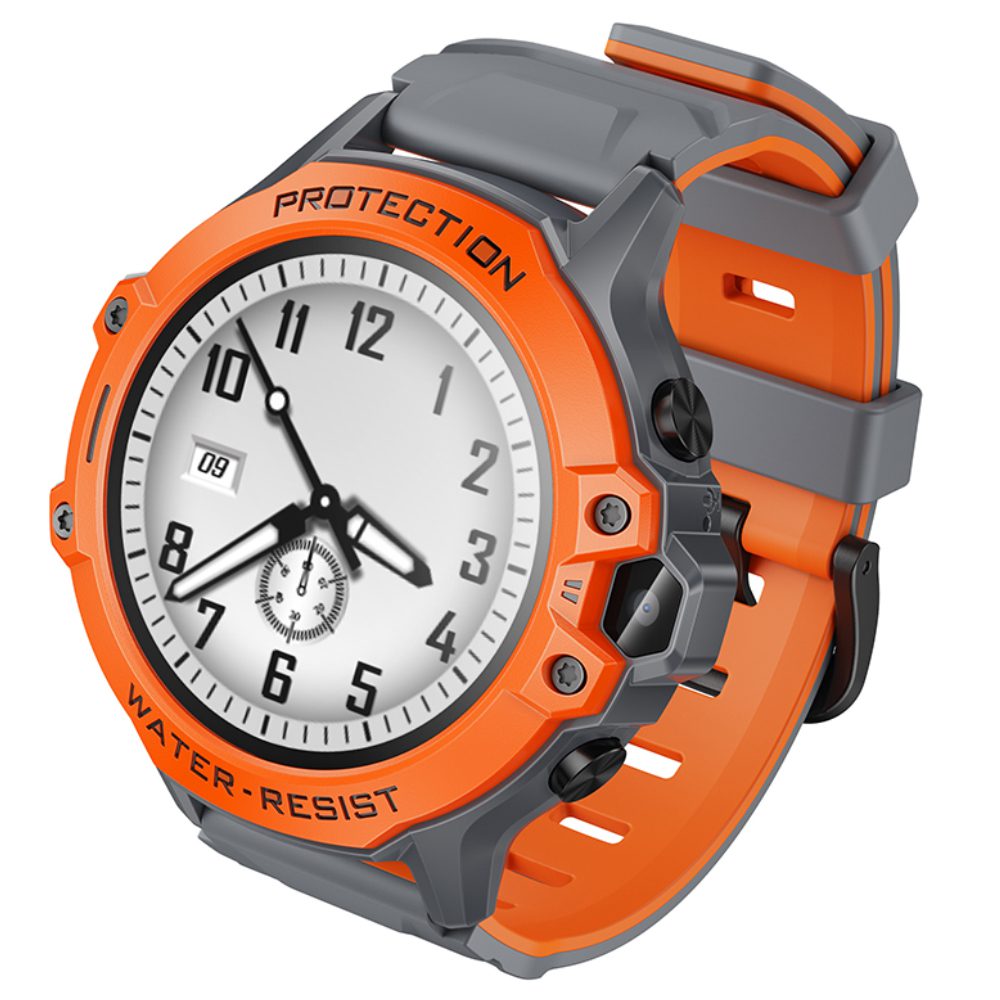 Kids Smartwatch Hoco Y107 4G 700mAh 1.28” LCD GPS Κάμερα με Δυνατότητα Κλήσεων και Μηνυμάτων IP54 Πορτοκαλί | Smartwatches - shopin.gr