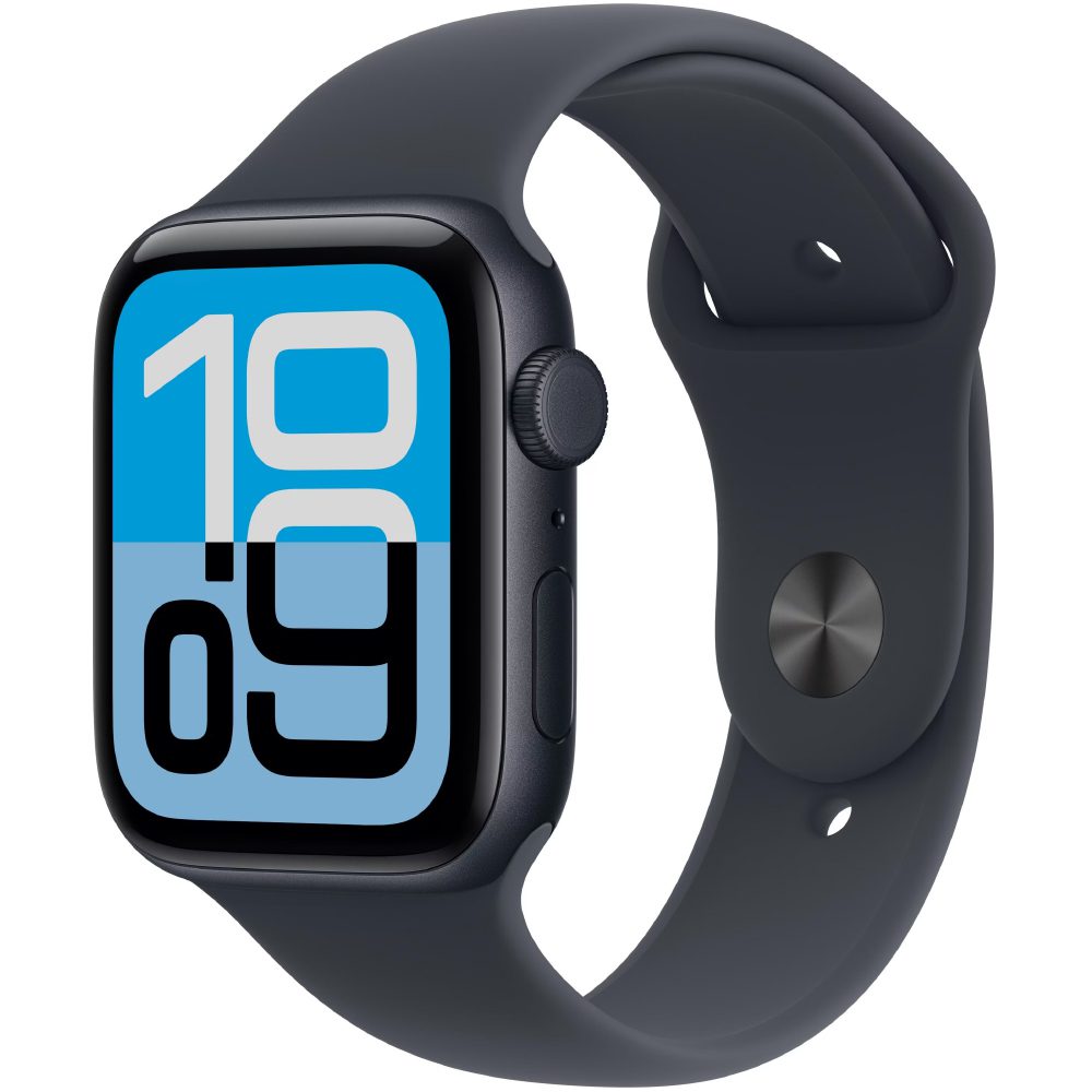 Apple Watch SE 3 5G (2025) Aluminum 44mm GPS eSIM NFC 5 ATM Aluminum Case Midnight με Sport Band Midnight | Smartwatches - shopin.gr