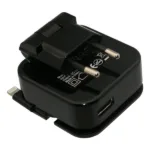 Φορτιστής Ταξιδίου Nortonline με Έξοδο USB A 2.1A & Ένσωματωμένο Καλώδιο Wrap Lightning Μαύρο | Shopin.gr