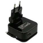 Φορτιστής Ταξιδίου Nortonline με Έξοδο USB A 2.1A & Ένσωματωμένο Καλώδιο Wrap Lightning Μαύρο | Shopin.gr