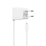 Φορτιστής Ταξιδίου inos Lightning με Extra Έξοδο USB Λευκό 2.1A | Shopin.gr