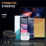 Φορτιστής Ταξιδίου Duracell με Έξοδο USB A 12W 2.4A Μαύρο | Shopin.gr