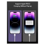 Φορτιστής Ταξιδίου Ταχείας Φόρτισης Devia RLC-383 με Έξοδο USB C PD 25W & Καλώδιο USB C σε USB C Smart Λευκό | Shopin.gr