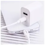 Φορτιστής Ταξιδίου Ταχείας Φόρτισης Maxlife MXTC-06-20AC με Διπλή Έξοδο USB A & USB C 20W & Καλώδιο USB C σε Lightning 1m Λευκό | Shopin.gr