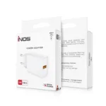 Φορτιστής Ταξιδίου inos με Έξοδο USB A 18W & USB C Καλώδιο 1m Λευκό | Shopin.gr