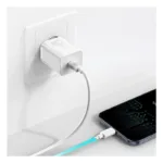 Φορτιστής Ταξιδίου Ταχείας Φόρτισης Baseus Super Si 1C με Έξοδο USB C 20W & Καλώδιο USB C σε Lightning 1m Λευκό | Shopin.gr