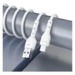 Φορτιστής Ταξιδίου Devia RLC-342 με Διπλή Έξοδο 2xUSB A 12W & Καλώδιο USB A σε USB C 1m Lite2 Λευκό | Shopin.gr