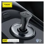 Φορτιστής Αυτοκινήτου Ταχείας Φόρτισης Foneng C07 με Διπλή Έξοδο 2xUSB A 12W 2.4Α Μαύρο | Shopin.gr