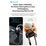 Φορτιστής Αυτοκινήτου Ταχείας Φόρτισης Devia EA509 Πολυλειτουργικός 6 σε 1 με Τριπλή Έξοδο 2xUSB A & USB C PD QC 3.0 30W Ultra1 Μαύρο | Shopin.gr
