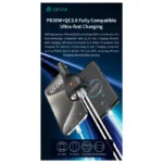 Φορτιστής Αυτοκινήτου Ταχείας Φόρτισης Devia EA509 Πολυλειτουργικός 6 σε 1 με Τριπλή Έξοδο 2xUSB A & USB C PD QC 3.0 30W Ultra1 Μαύρο | Shopin.gr