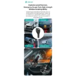 Φορτιστής Αυτοκινήτου Ταχείας Φόρτισης Devia EA509 Πολυλειτουργικός 6 σε 1 με Τριπλή Έξοδο 2xUSB A & USB C PD QC 3.0 30W Ultra1 Μαύρο | Shopin.gr