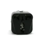 Αντάπτορας 3-pin UK & US σε Ευρωπαϊκό Βύσμα Μαύρο | Shopin.gr