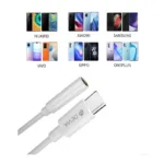 Αντάπτορας Devia EC608 USB C Αρσενικό σε 3.5mm Θηλυκό για Φόρτιση & Hands Free Smart Λευκό | Shopin.gr