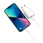 Φορτιστής Ταξιδίου Ταχείας Φόρτισης Devia RLC-380 με Έξοδο USB C PD 20W Rocket Λευκό | Shopin.gr