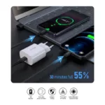 Φορτιστής Ταξιδίου Ταχείας Φόρτισης Devia RLC-380 με Έξοδο USB C PD 20W Rocket Λευκό | Shopin.gr