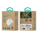 Φορτιστής Ταξιδίου Ταχείας Φόρτισης Devia EA455 με Έξοδο USB C GaN PD 30W GRS Λευκό | Shopin.gr