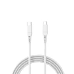 Φορτιστής Ταξιδίου Ταχείας Φόρτισης inos με Έξοδο USB C PD QC 3.0 20W & USB C Καλώδιο 1m Λευκό | Shopin.gr