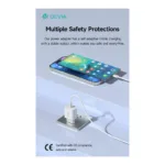 Φορτιστής Ταξιδίου Ταχείας Φόρτισης Devia RCE-3005CL με Έξοδο USB C GaN PD 30W Smart Λευκό | Shopin.gr