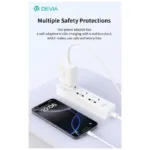 Φορτιστής Ταξιδίου Ταχείας Φόρτισης Devia GS-W45A0948 με Έξοδο USB C PD 45W Rocket Λευκό | Shopin.gr