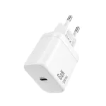 Φορτιστής Ταξιδίου Ταχείας Φόρτισης inos με Έξοδο USB C GaN PD QC 3.0 35W Λευκό | Shopin.gr