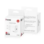 Φορτιστής Ταξιδίου Ταχείας Φόρτισης inos με Έξοδο USB C GaN PD QC 3.0 35W & USB C  Καλώδιο 1m Λευκό | Shopin.gr