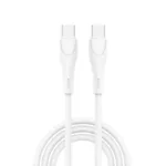 Φορτιστής Ταξιδίου Ταχείας Φόρτισης inos με Διπλή Έξοδο USB A & USB C GaN PD QC 3.0 45W & USB C Καλώδιο 1m Λευκό | Shopin.gr