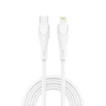 Φορτιστής Ταξιδίου Ταχείας Φόρτισης inos με Τριπλή Έξοδο USB A & 2xUSB C GaN PD QC 3.0 65W & Lightning Καλώδιο 1m Λευκό | Shopin.gr