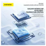 Φορτιστής Ταξιδίου Ταχείας Φόρτισης Foneng GaN40-EU με Τετραπλή Έξοδο USB A & 3xUSB C GaN 100W 5A Λευκό | Shopin.gr