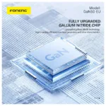 Φορτιστής Ταξιδίου Ταχείας Φόρτισης Foneng GaN50 με Τριπλή Έξοδο USB A & 2xUSB C GaN 65W 3A Λευκό | Shopin.gr