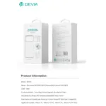 Φορτιστής Ταξιδίου Ταχείας Φόρτισης Devia με Έξοδο USB C PD 30W με & Θήκη ShockProof & Tempered Glass & Camera Cover Apple iPhone 17 Pro Max Star Pack Λευκό | Shopin.gr