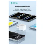 Φορτιστής Ταξιδίου Ταχείας Φόρτισης Devia RLC-543 Mini με Έξοδο USB C GaN PD 20W Extreme Λευκό | Shopin.gr