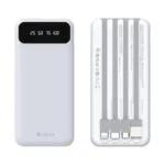 Φορτιστής Ανάγκης Devia EP189 10W 10000mAh με 4 Ενσωματωμένα Καλώδια Kintone Λευκό | Shopin.gr