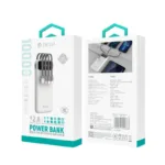 Φορτιστής Ανάγκης Devia EP189 10W 10000mAh με 4 Ενσωματωμένα Καλώδια Kintone Λευκό | Shopin.gr