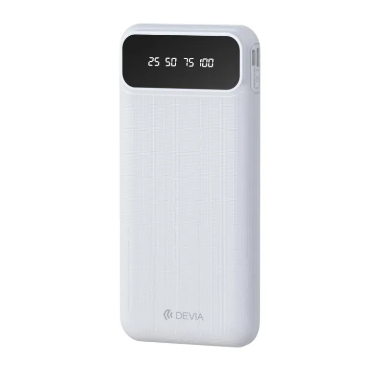 Φορτιστής Ανάγκης Devia EP189 10W 10000mAh με 4 Ενσωματωμένα Καλώδια Kintone Λευκό | Shopin.gr