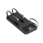 Φορτιστής Ανάγκης Maxlife MXPB-06 PD 22.5W 10000 mAh με Καλώδια USB C & Lightning Μαύρο | Shopin.gr