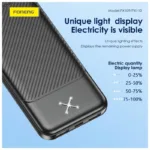 Φορτιστής Ανάγκης Foneng PX109 10W 10000mAh με 2 Θύρες USB A Λευκό | Shopin.gr