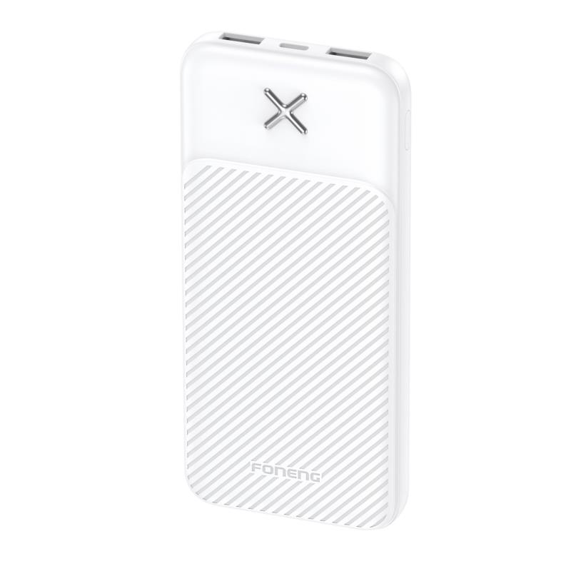 Φορτιστής Ανάγκης Foneng PX109 10W 10000mAh με 2 Θύρες USB A Λευκό | Shopin.gr