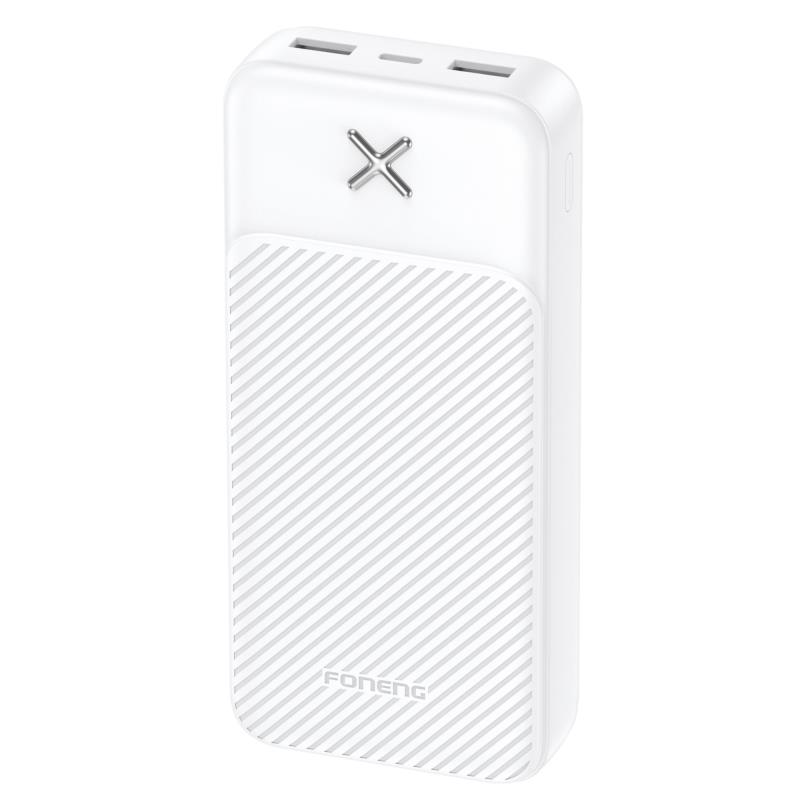 Φορτιστής Ανάγκης Foneng PX110 10W 20000mAh με 2 Θύρες USB A Λευκό | Shopin.gr