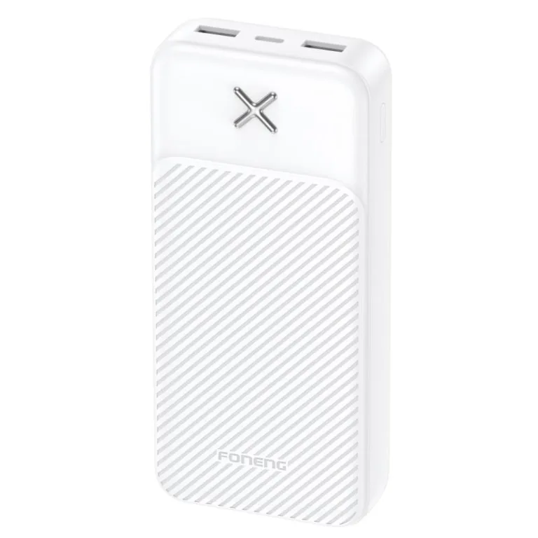 Φορτιστής Ανάγκης Foneng PX110 10W 20000mAh με 2 Θύρες USB A Λευκό | Shopin.gr