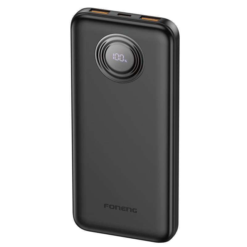 Φορτιστής Ανάγκης Foneng PX101 PD 22.5W 10000mAh με 2 Θύρες USB A & 1 Θύρα USB C Μαύρο | Shopin.gr