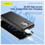 Φορτιστής Ανάγκης Foneng PX102 PD 22.5W 20000mAh με 2 Θύρες USB A & 1 Θύρα USB C Μαύρο | Shopin.gr