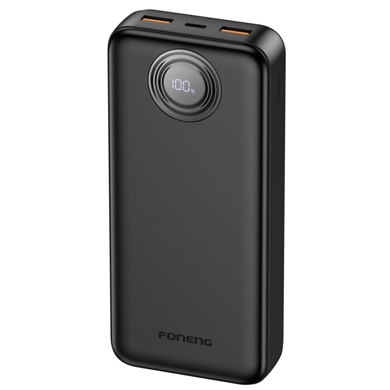 Φορτιστής Ανάγκης Foneng PX102 PD 22.5W 20000mAh με 2 Θύρες USB A & 1 Θύρα USB C Μαύρο | Shopin.gr