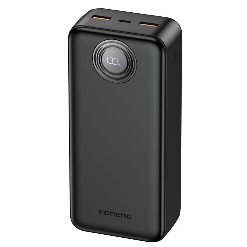 Φορτιστής Ανάγκης Foneng PX103 PD 22.5W 30000mAh με 2 Θύρες USB A & 1 Θύρα USB C Μαύρο | Shopin.gr