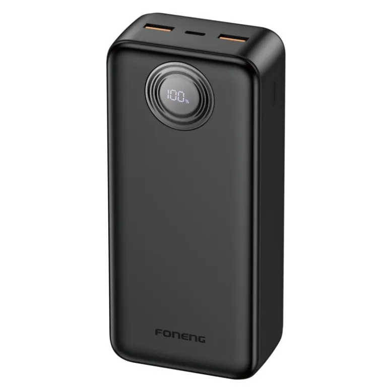 Φορτιστής Ανάγκης Foneng PX103 PD 22.5W 30000mAh με 2 Θύρες USB A & 1 Θύρα USB C Μαύρο | Shopin.gr