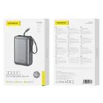 Φορτιστής Ανάγκης Foneng PX128 65W 30000mAh με 3 Θύρες Σκούρο Γκρι | Shopin.gr