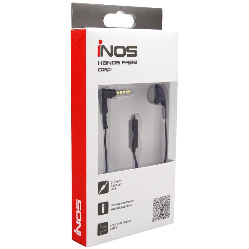 Hands Free Μονό inos 3.5mm Cordi Μαύρο | Shopin.gr